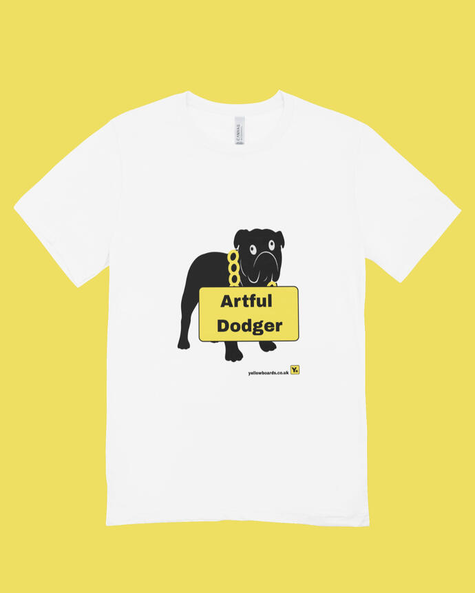 BLACK back ground WIHT A MOCK UP YELLOW BOARDS T SHIRT