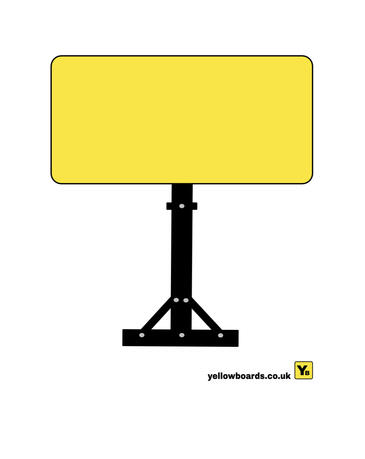 Yellow \BoardsON A STAND RECTANGLE
